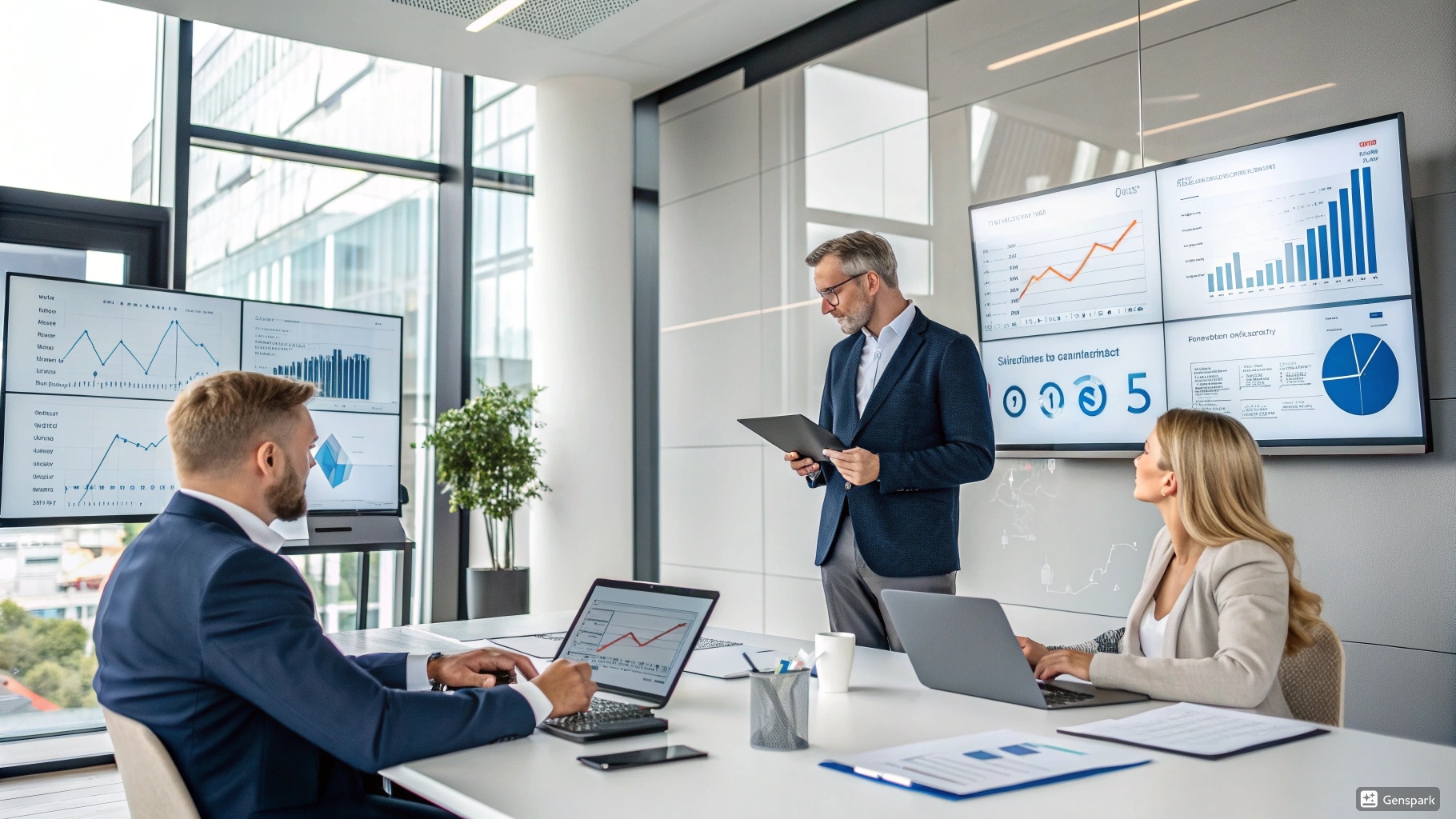 Professionellt affärsmöte om e-handelsföretag värdering med analytics och marknadsdata - E-handelsföretag värdering 2025 från Mäklarjouren