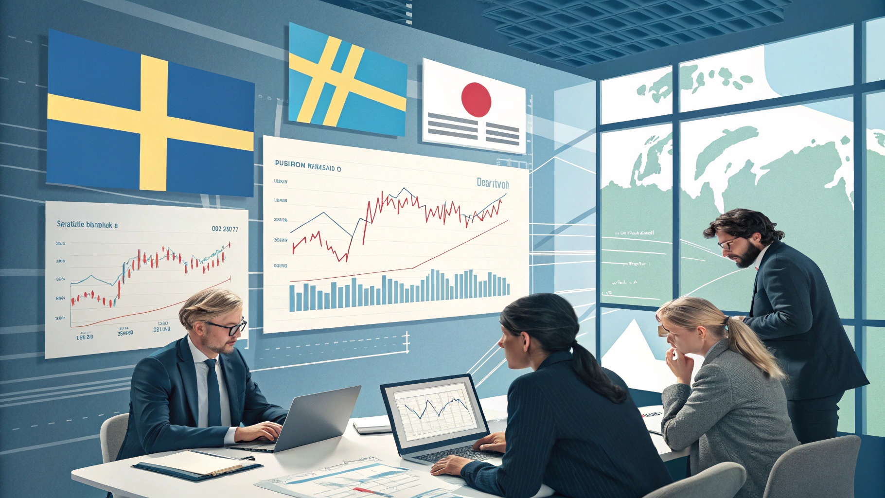 Professionellt affärsmöte under lågkonjunktur med strategisk analys och företagsvärdering - Sälja företag i lågkonjunktur 2025 från Mäklarjouren