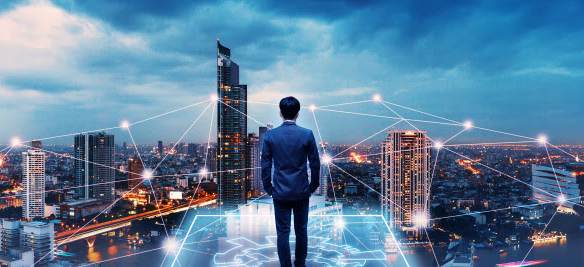 En person som ser sig omkring för att veta inom villken bransch han skall köpa ett företag