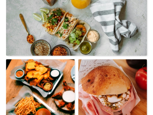 Street food restaurang i Göteborg med uteservering och modernt kök