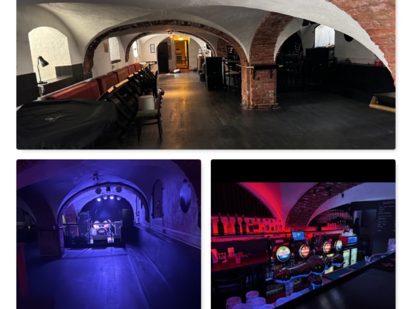 Bar och nattklubb i Norrköping interiör med gäster och modern miljö