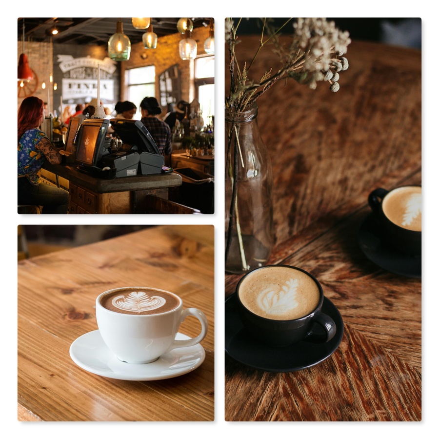 New Phototastic Collage (1) café Göteborg uteservering charmigt kafé interiör