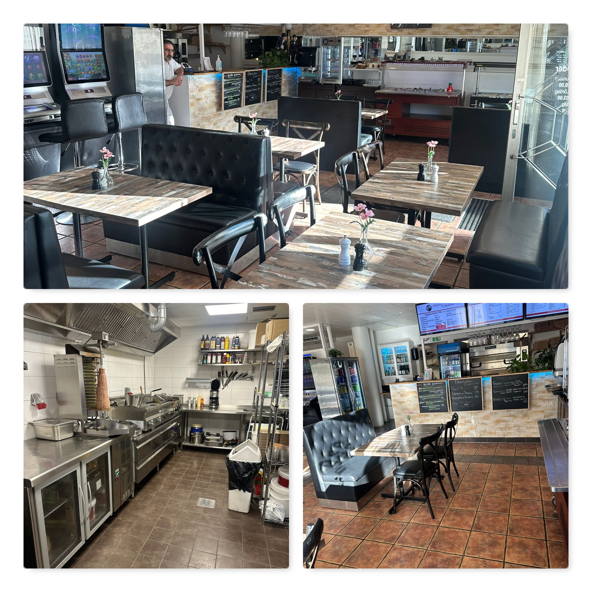 New Phototastic Collage4 snabbmatsrestaurang Umeå kebab grill restaurang interiör